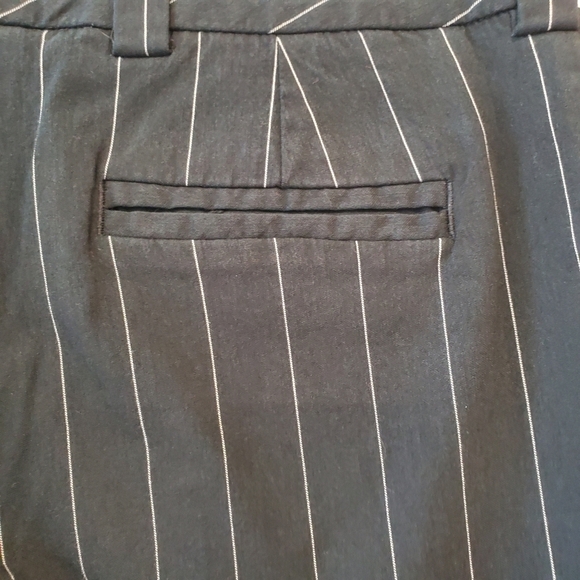 Express correspondent pinstripe flare work pants 4 - Picture 6 of 8